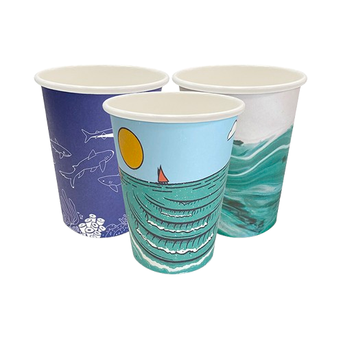 Ocean Art Coffee Cups