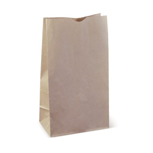 16SOS (240w+120x390h) Brown Deli Paper Bag