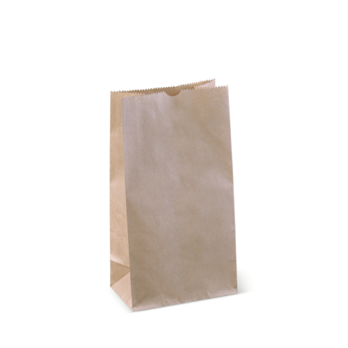 4SOS (127w+80x248h) Brown Deli Paper Bag