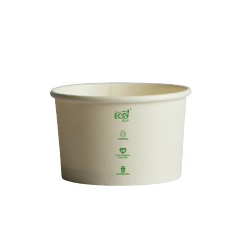 8oz / 237ml (90Dx57) Truly Eco White Ice-Cream Cup