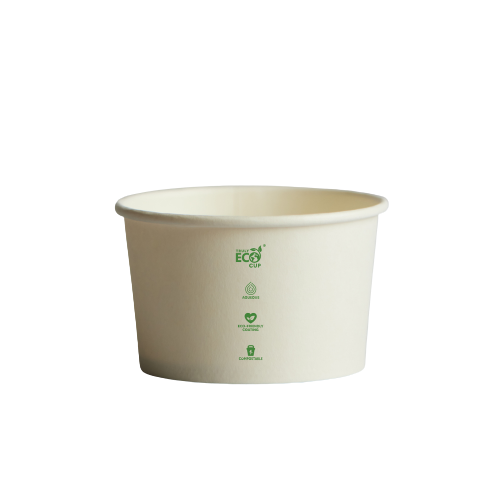 5oz / 145ml (85Dx50) Truly Eco White Ice-Cream Cup