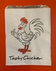 Chicken Small (185+40x200) Printed Foil Paper Bag