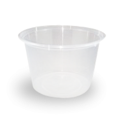 20oz / 520ml (119Dx77) Low-Cost Round Plastic Container