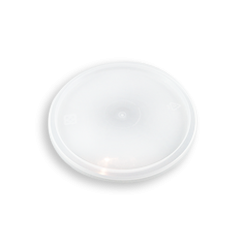 Lid (119D) for Low-Cost Round Plastic Container