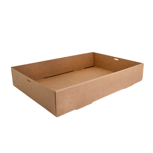 XL (450x310x80) Window Brown Catering Tray - Base