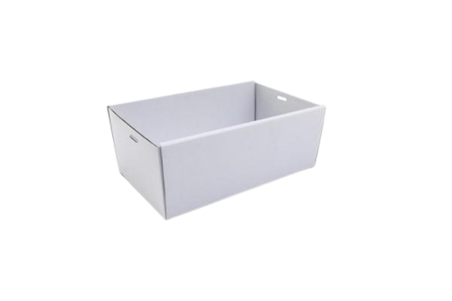 Small (255x155x80) White CateringTray (Base) - Fits PET Lids Below