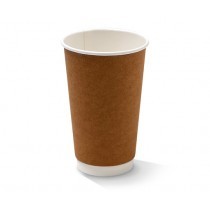 16oz Cup-to-Grow Brown Double Wall Coffee Cup