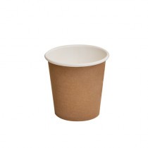 4oz Cup-to-Grow Brown Single Wall Coffee Cup