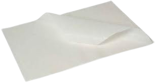1/3 (220x400mm) White Bleached Greaseproof Paper Sheets