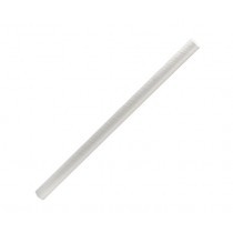 240mm x10D White Super Smoothie Paper Straw