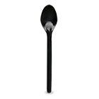 115mm Black Plastic Teaspoon