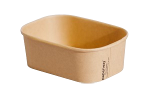750ml (173x120x57) Kraft Rectangular Paper Container