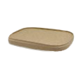 Brown Paper Lid (Hot/Cold Food) for Rectangular Paper Container