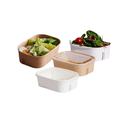 Rectangular Paper Containers with Lids